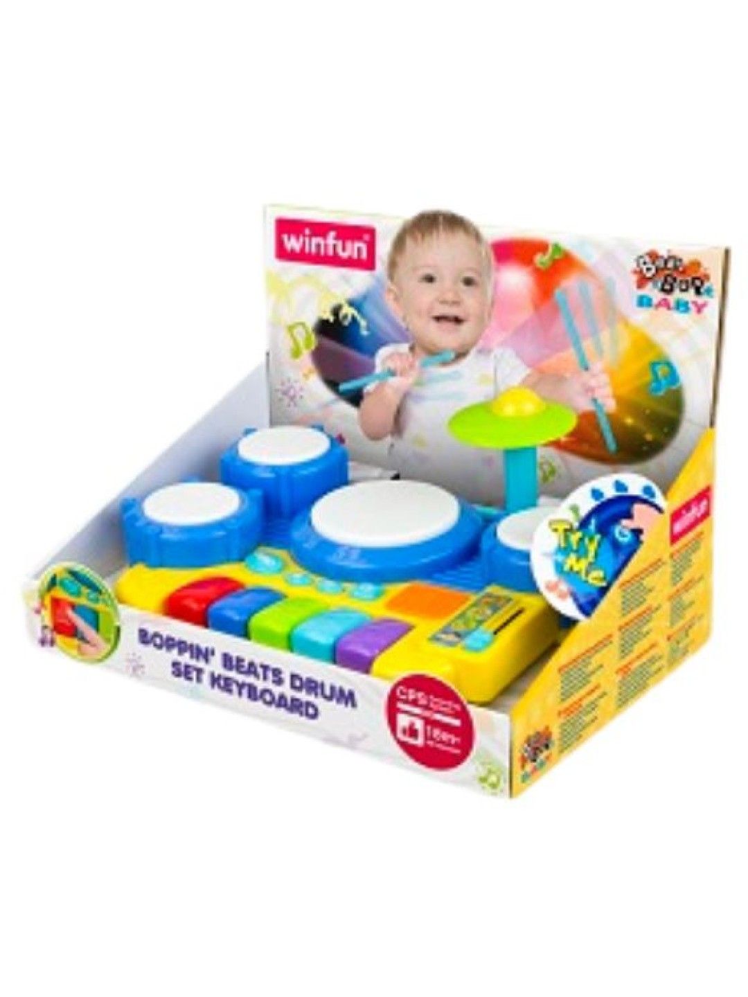winfun Boppin Beats Drum Set Keyboard (No Color- Image 2)