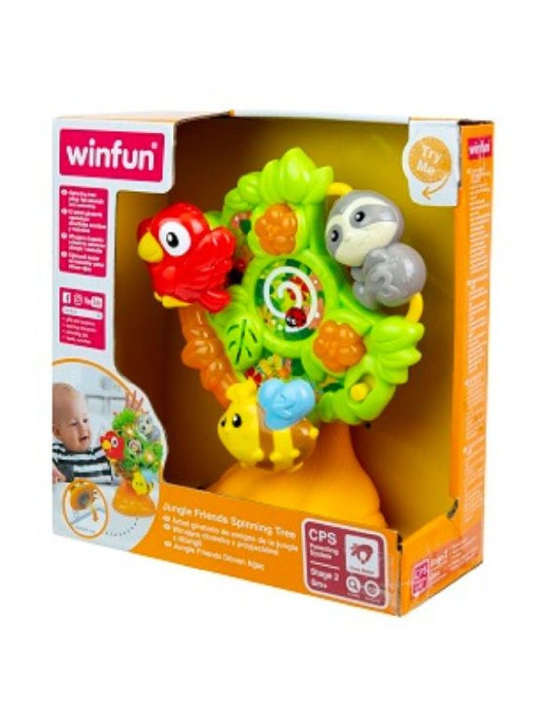 winfun Jungle Friends Spinning Tree (No Color- Image 2)