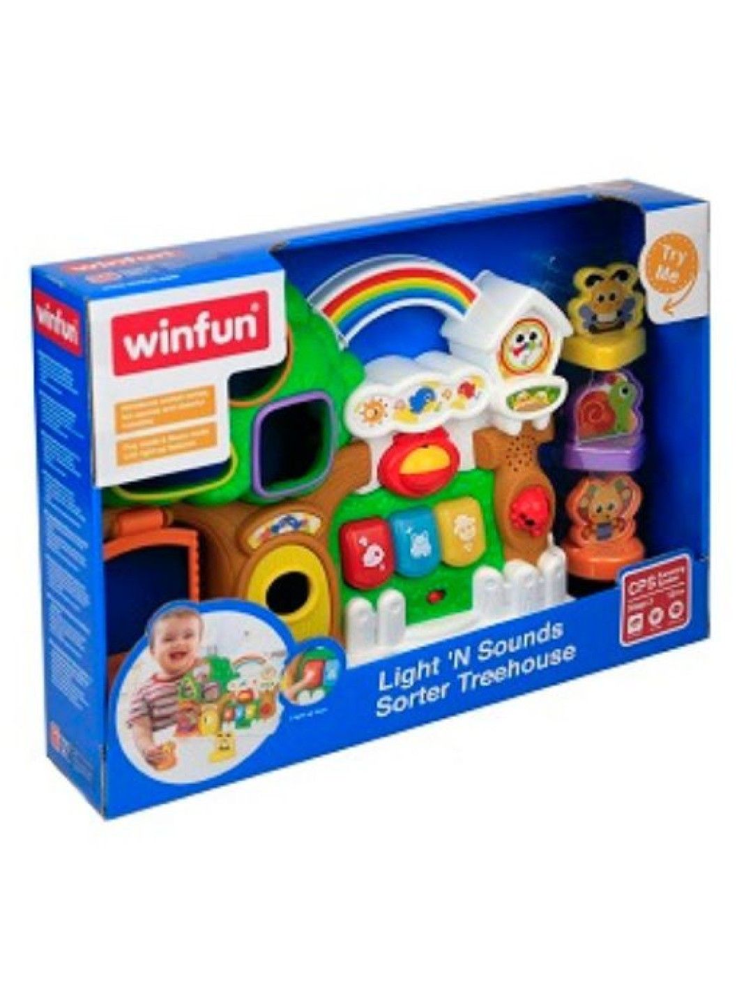 winfun Lights N' Sounds Sorter Tree House (No Color- Image 2)
