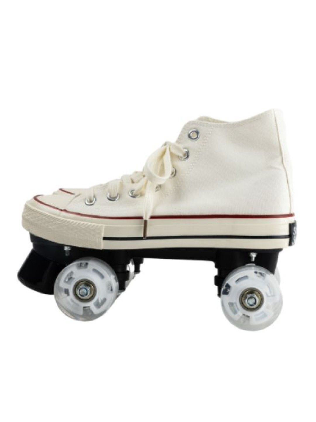 Squad Skates Canvas Sneaker Chucks Roller Skate (White) (White- Image 2)