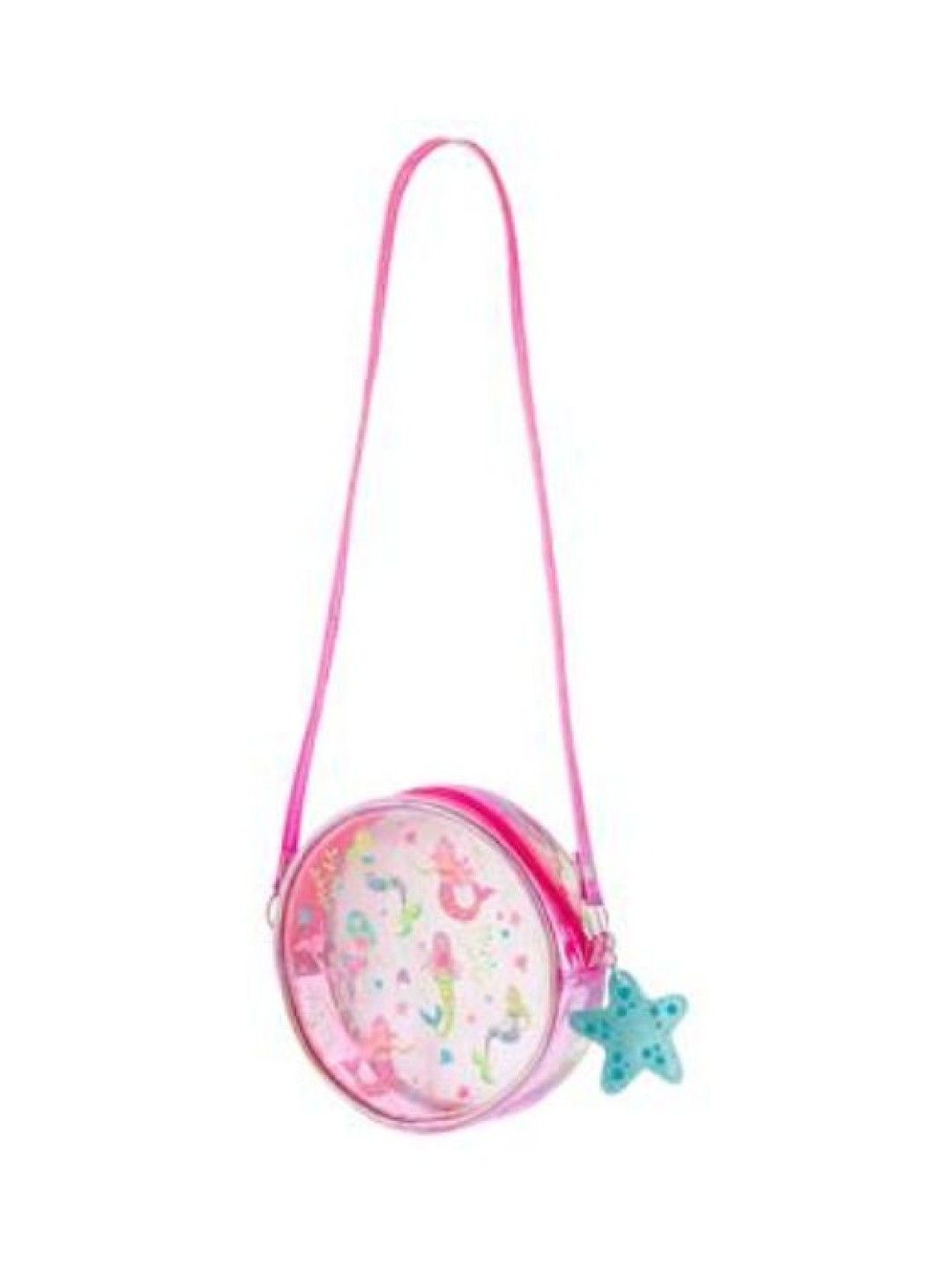 Stephen Joseph Clear Iridescent Crossbody Purse (Mermaid- Image 2)