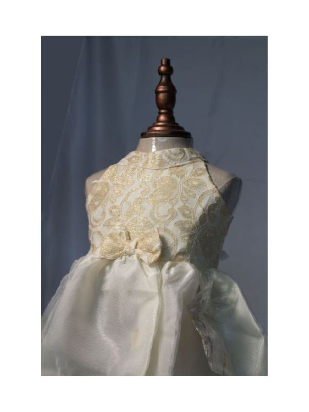 Bebeta Formal Halter Dress (Cream- Image 2)