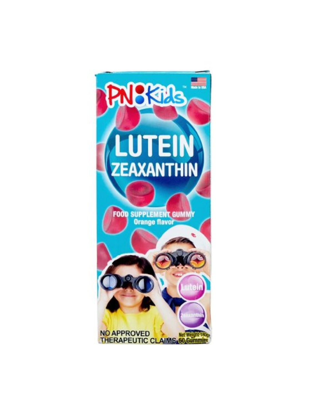 PNKids Lutein Zeaxanthin Food Supplement Gummy Orange Flavor 60s (180g) (No Color- Image 2)