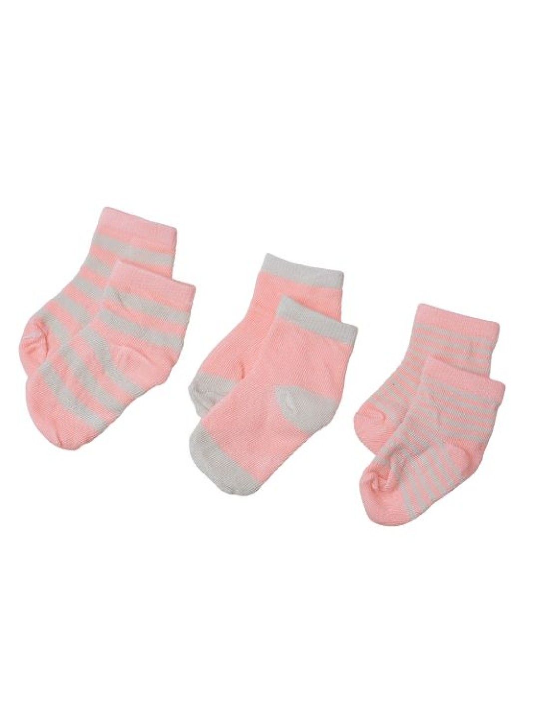 Bebeta Cotton Socks (3 pcs) (Pink- Image 2)