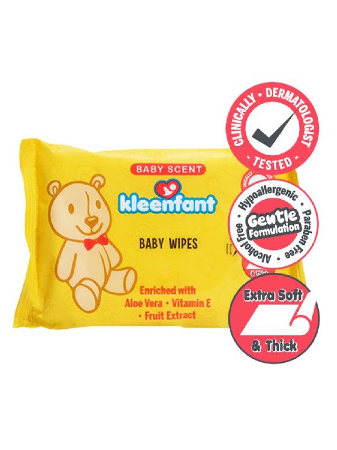 Kleenfant Baby Scented Wipes (11s) + Unscented Baby Wipes (11s) - Set (No Color- Image 2)