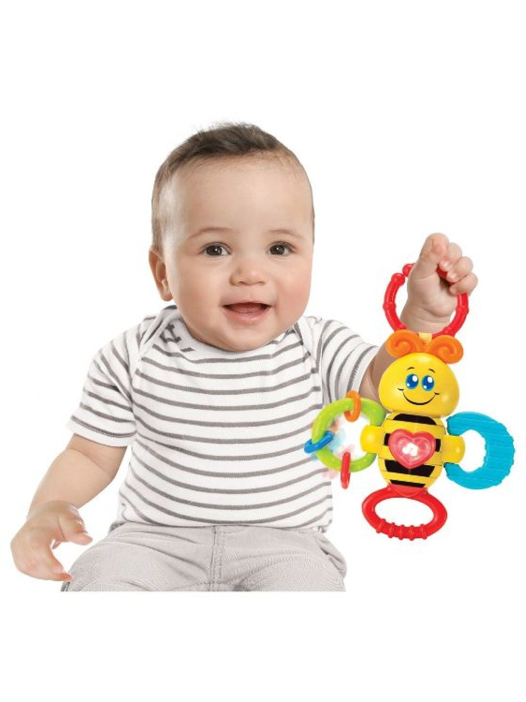 winfun Light Up Twisty Rattles - Bee (No Color- Image 2)