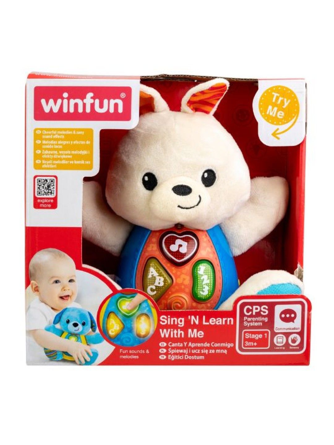 winfun Sing N Learn With Me - Bouncy Bunny (No Color- Image 2)