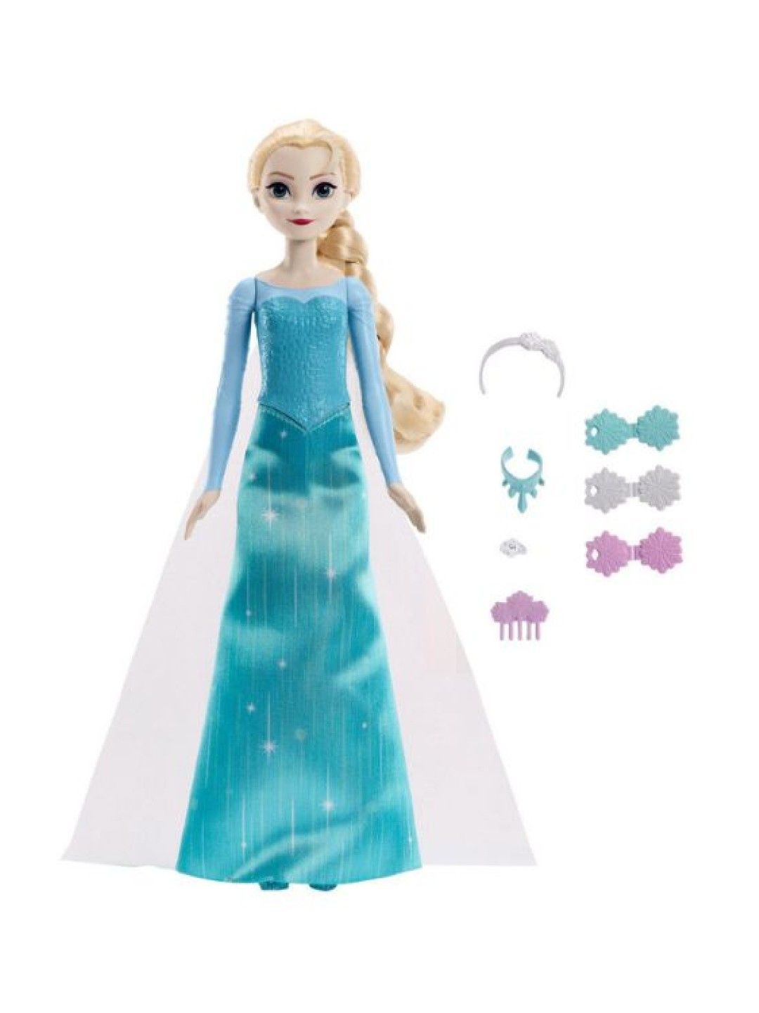 Disney Princess Disney Frozen Getting Ready Elsa Doll with Accessories (No Color- Image 2)