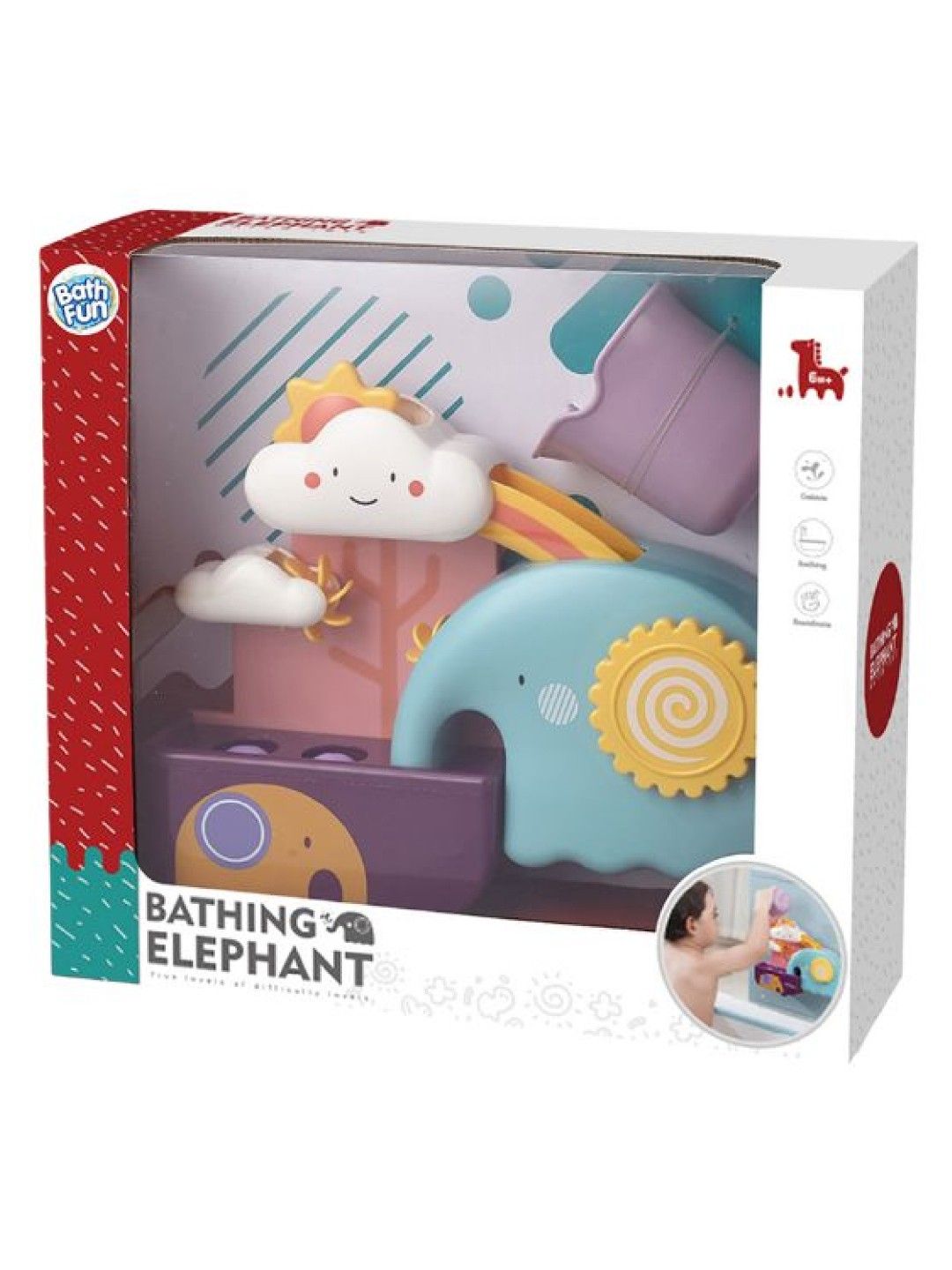 Bathfun Bathing Elephant (No Color- Image 2)