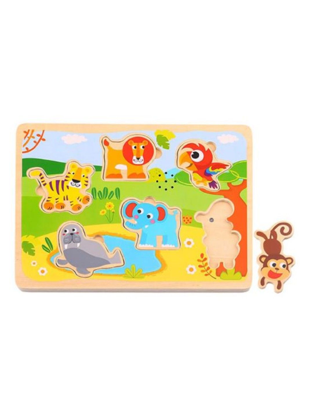 Tooky Toy [Buy 1 Take 1] Sound Puzzle - Animals (No Color- Image 2)