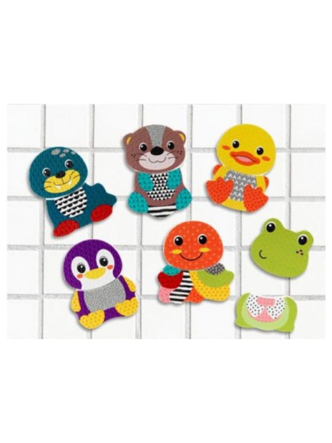 Infantino Mix & Match Bath Sticker Pals (Multicolor- Image 2)