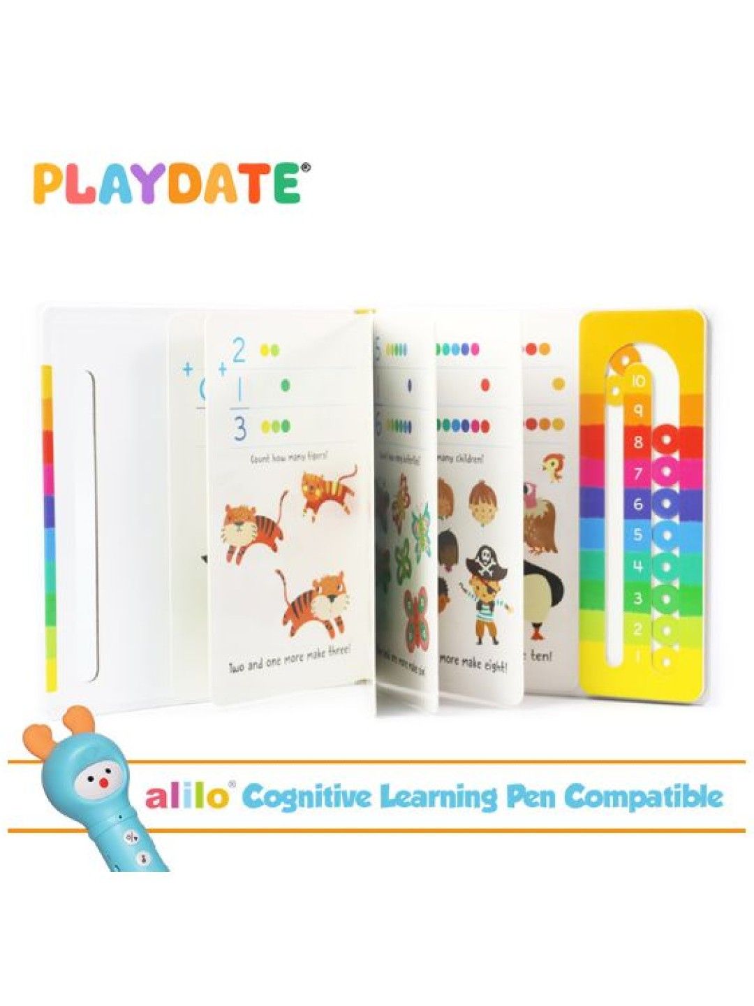 Playdate One by One (2 Books) (Alilo Cognitive Learning Pen Compatible) (No Color- Image 2)