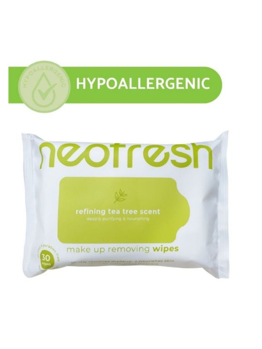 Neofresh Make-up Removal Wipes (30's) (Tea tree Scent- Image 2)