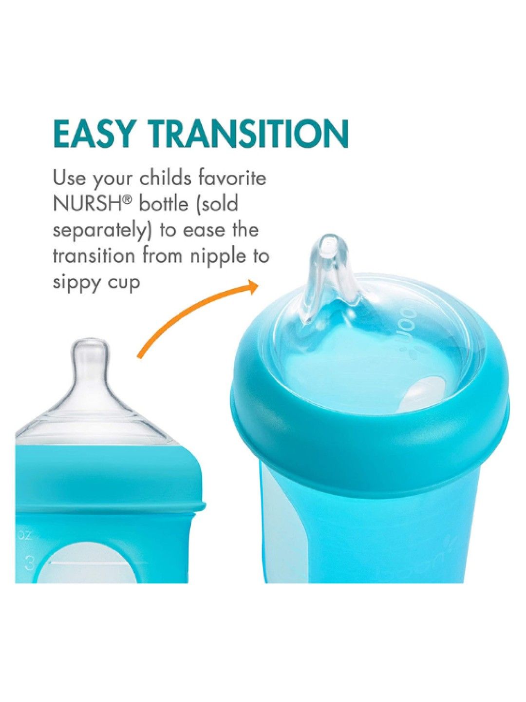 BOON NURSH Silicone Sippy Spout (3-Pack) BPA-Free (Clear- Image 3)