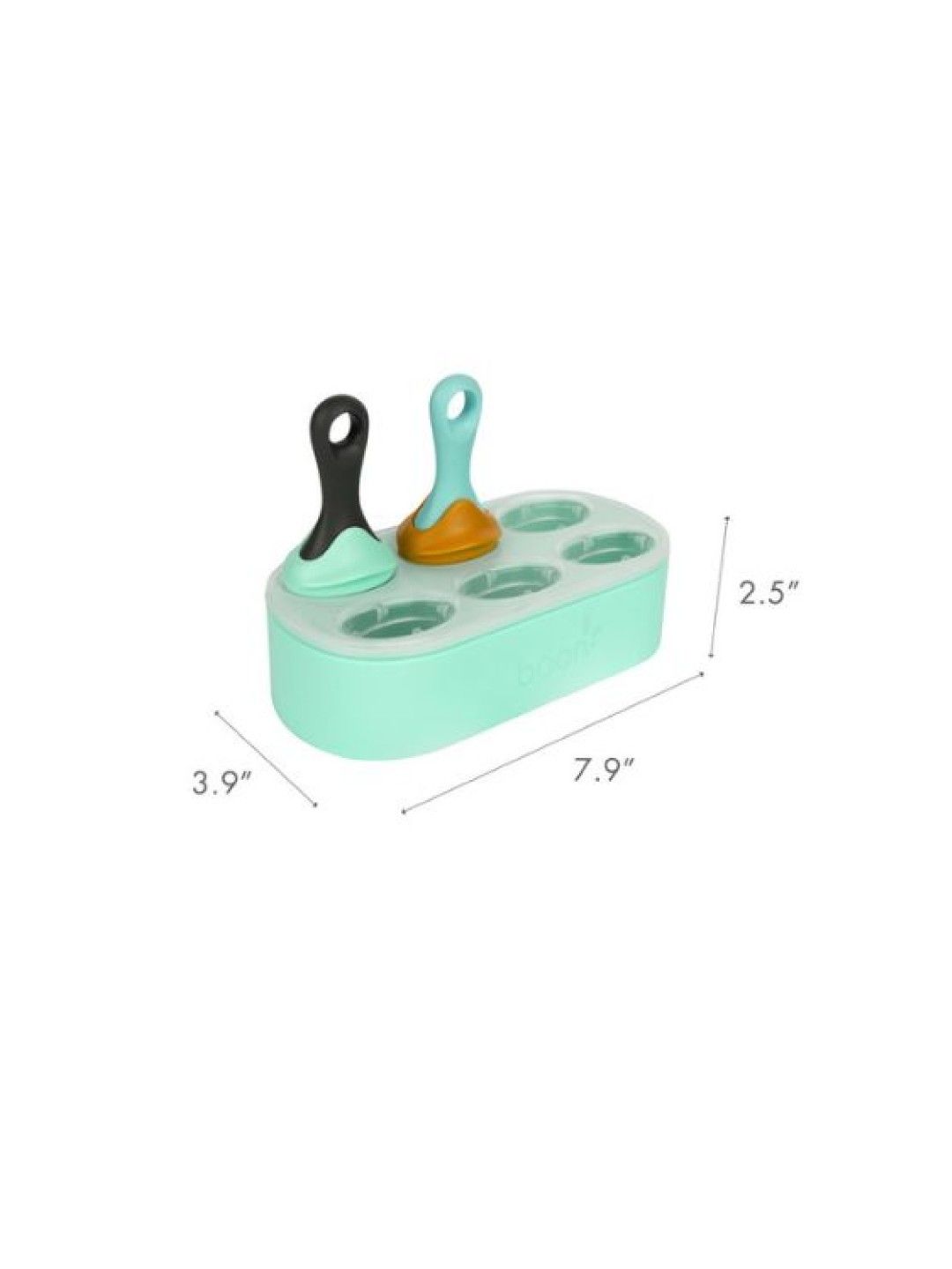 BOON PULP Popsicle Molds & Freezer Tray – Includes 2 Pulp Silicone Feeders, BPA-Free (No Color- Image 2)