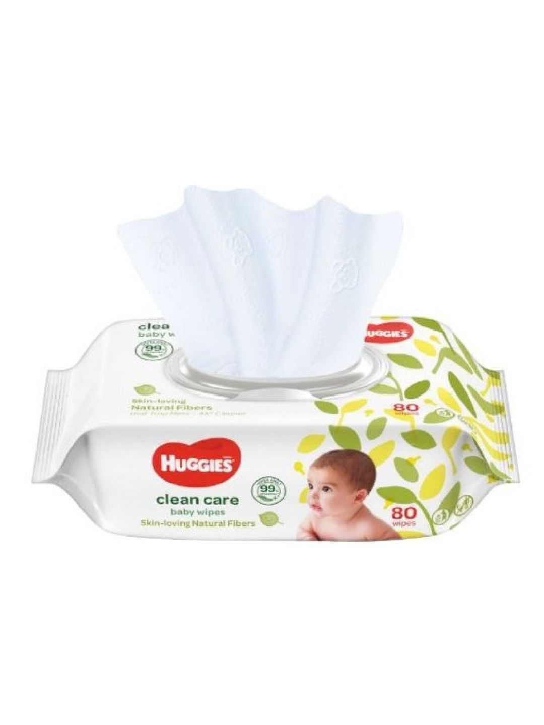 Huggies Clean Care Baby Wipes 80s (Bundle of 3) (No Color- Image 4)