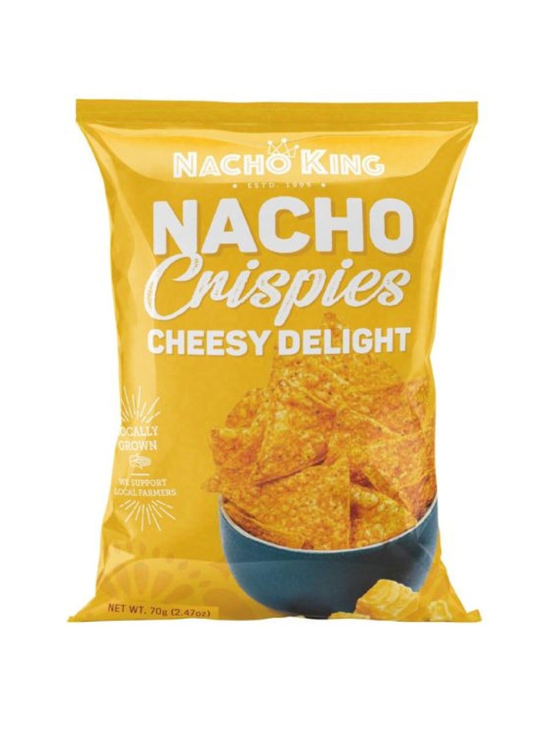 Nacho King Nacho Crispies Cheesy Delight - Bundle of 4 (No Color- Image 2)