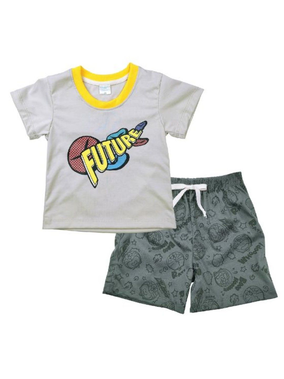 Doraemon Boys T-Shirt and Shorts Terno Set - Future Collection (No Color- Image 1)