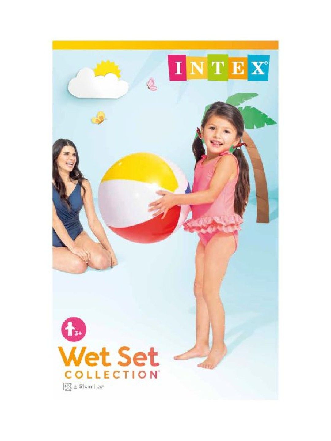 INTEX Glossy Panel Ball (20inch) (No Color- Image 2)