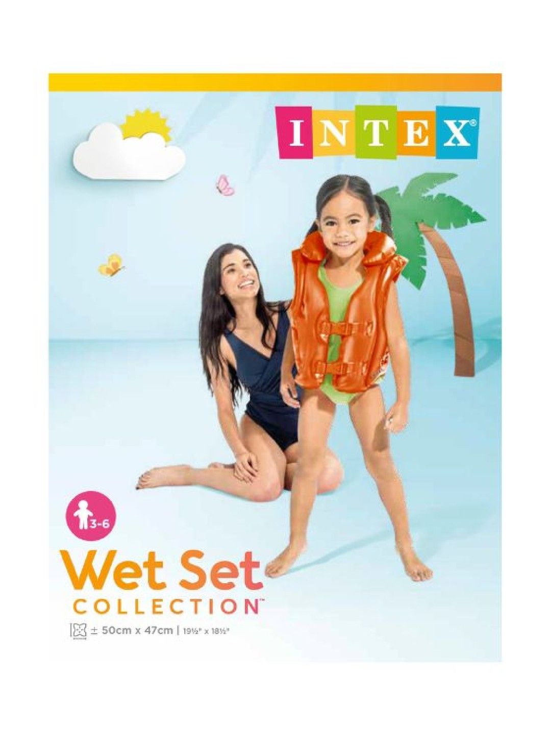 INTEX Deluxe Swim Vest with Collar (No Color- Image 2)