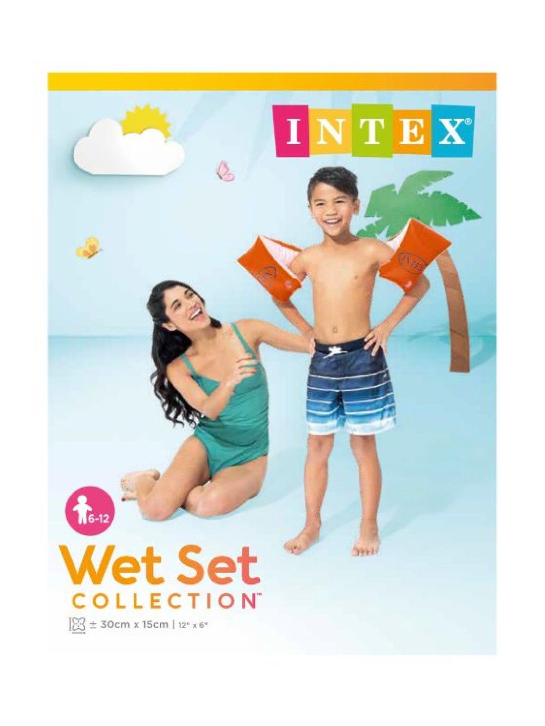 INTEX Deluxe Arm Bands (Large) (No Color- Image 2)