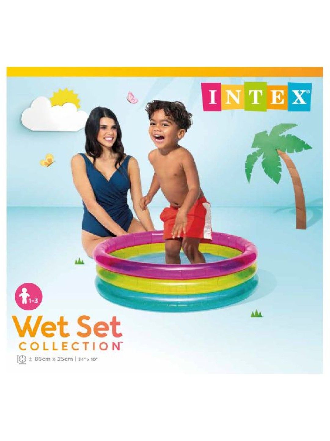 INTEX Rainbow Baby Pool (No Color- Image 2)