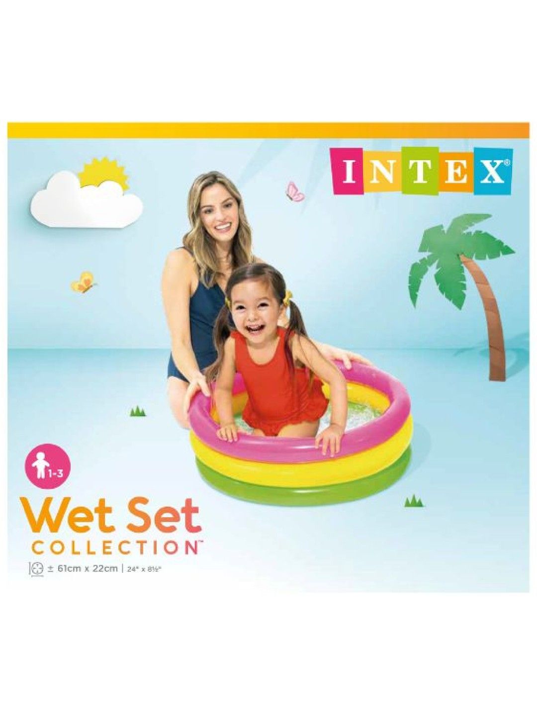 INTEX Sunset Glow Baby Pool (No Color- Image 2)