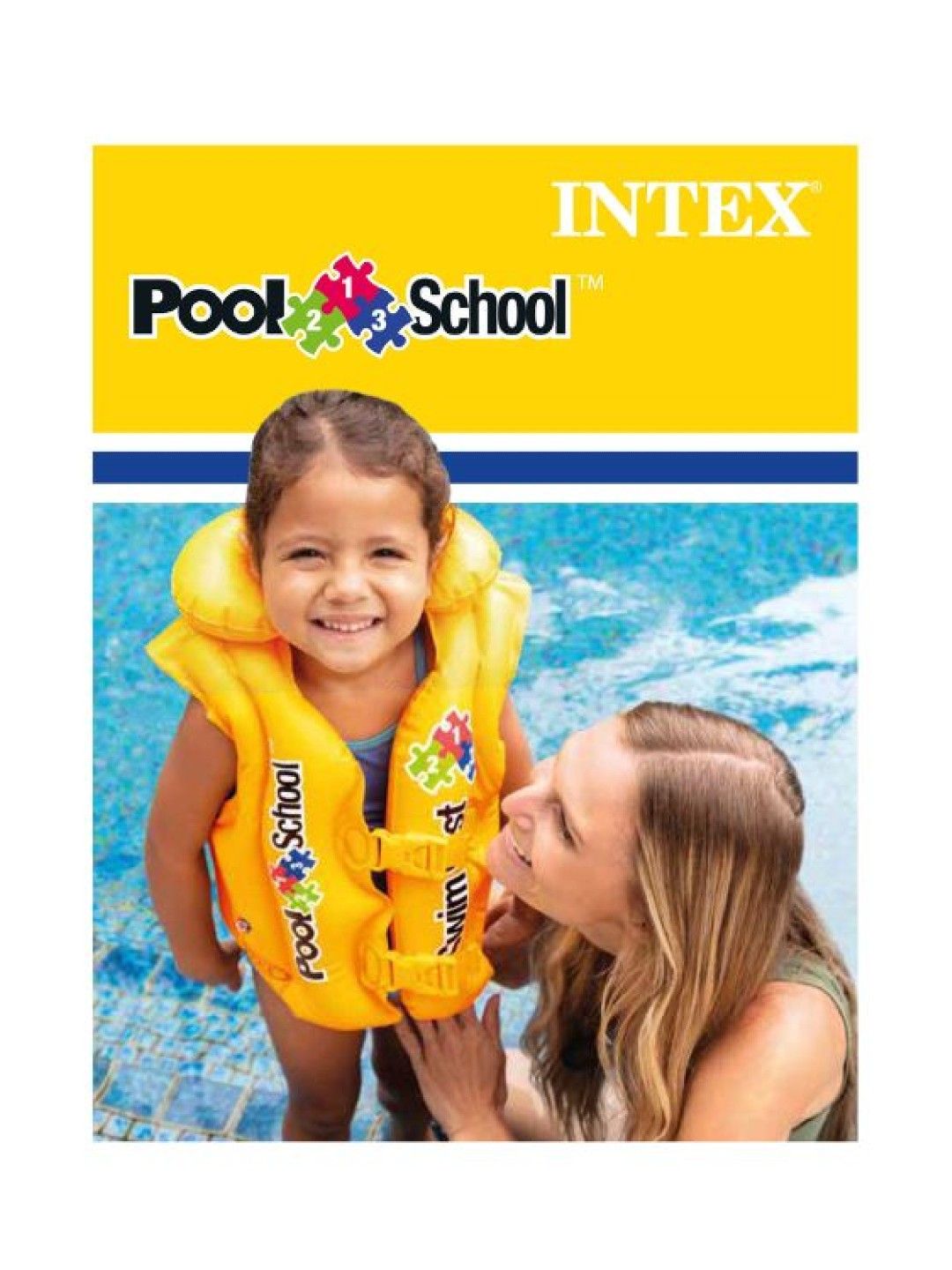 INTEX Pool School™ Deluxe Swim Vest with Collar (No Color- Image 2)