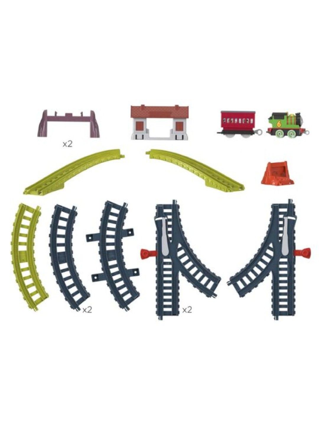 Thomas & Friends Thomas The Train - Percys Passenger Run (No Color- Image 2)