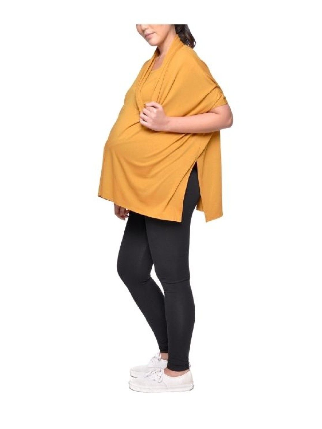 Elin Pia Nursing Top (Mustard- Image 2)