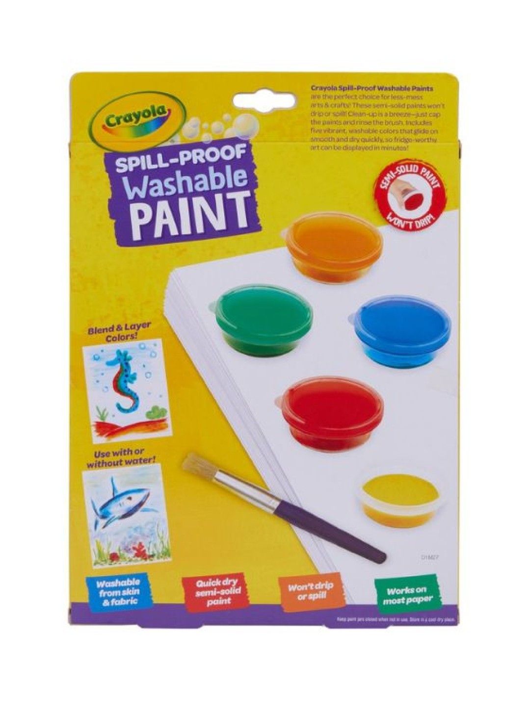 Crayola Spill Proof Washable Paint Kit (No Color- Image 2)