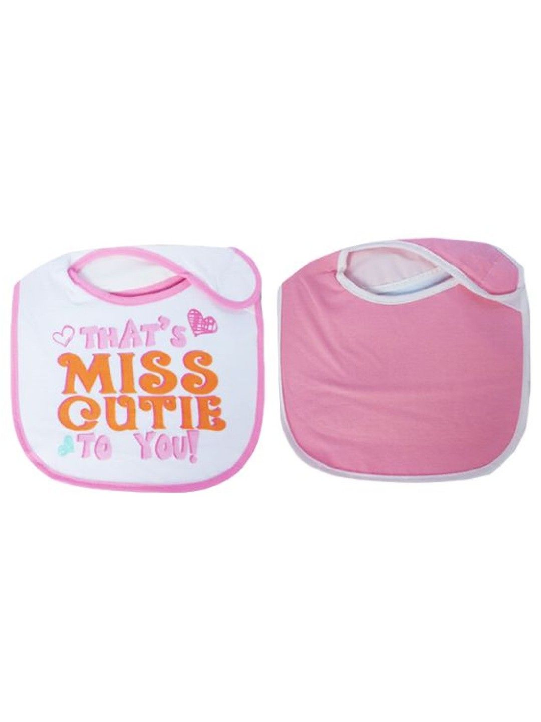Mother's Choice 2 Pack Super Cotton Bib for Girls (Miss Cutie- Image 2)