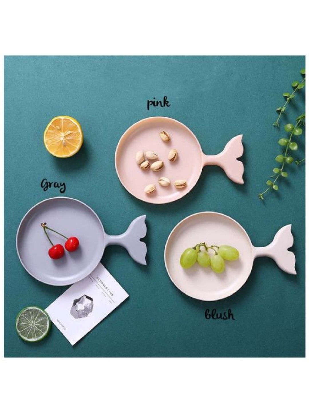 Scenti Mini Fish Plate (3pcs) (No Color- Image 2)