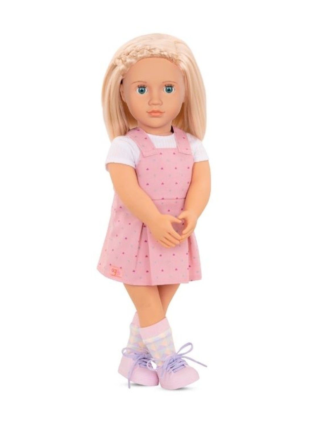 Our Generation Doll w/ Overall Dress, Naty (No Color- Image 2)