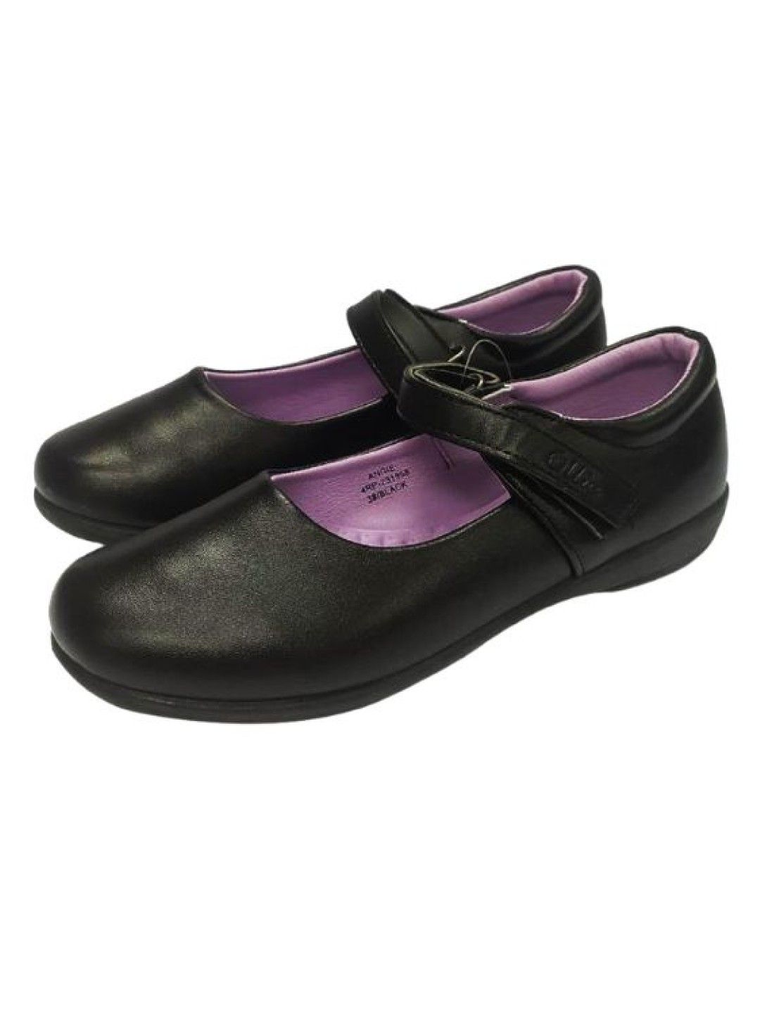 Ollie Angie School Shoes (Black- Image 2)