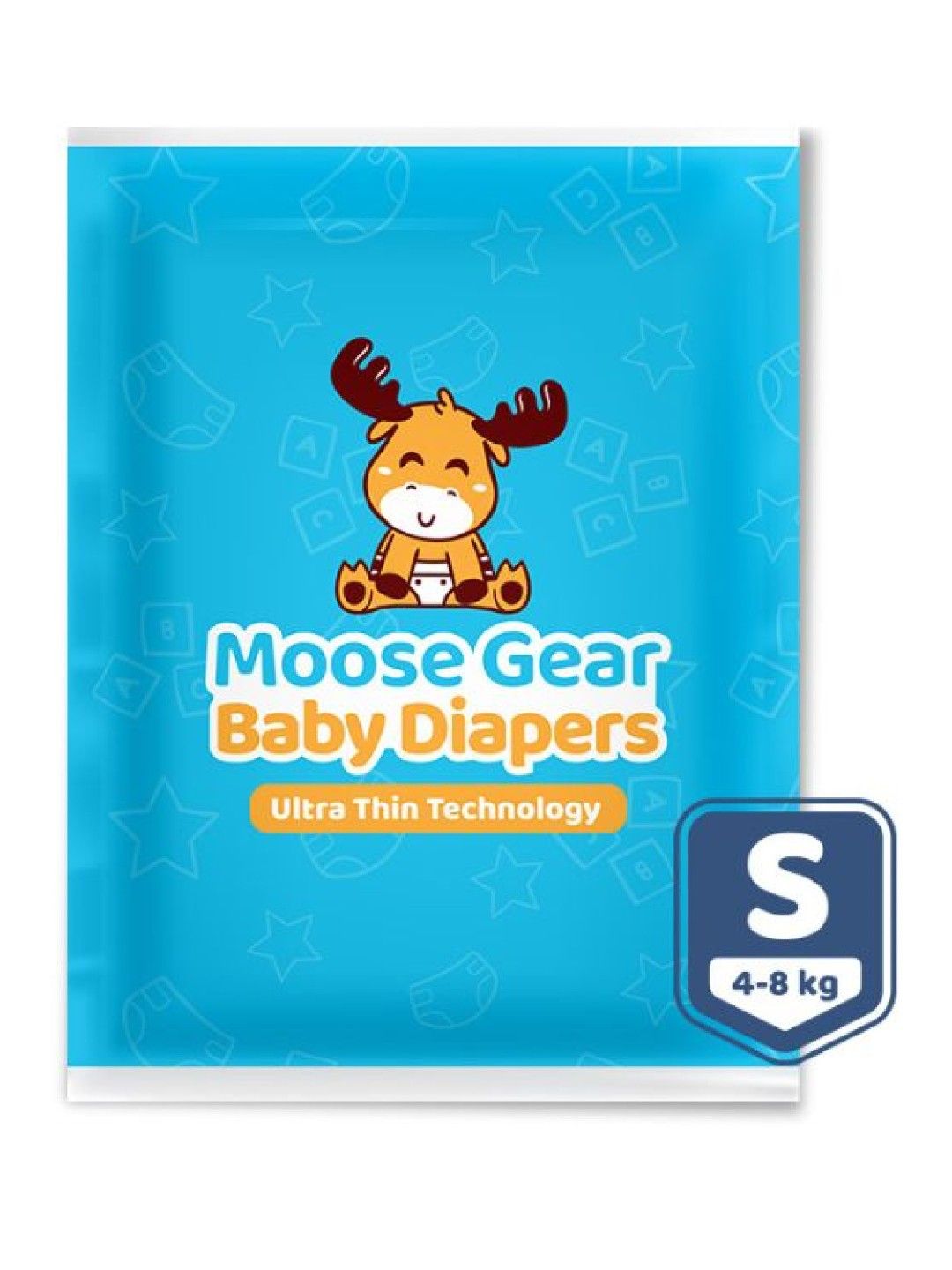 Moose Gear Baby Tape Diapers Trial Pack Small (2pcs) (No Color- Image 1)