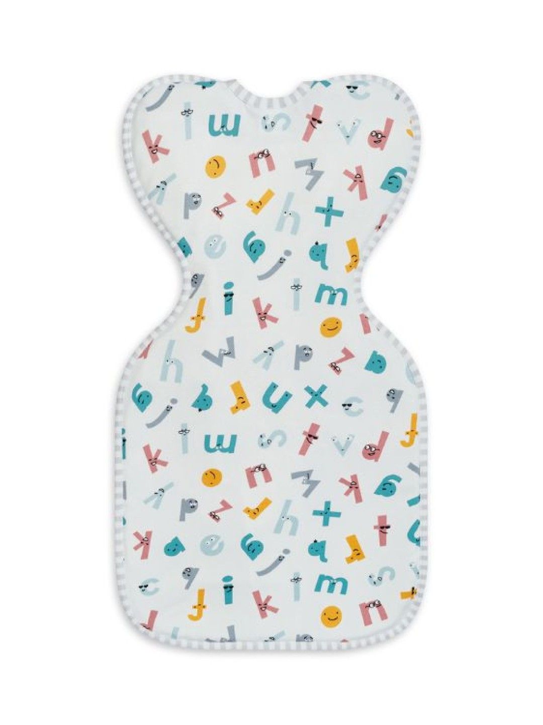 Love To Dream Swaddle UP Ecovero Original Alphabet Soup (White- Image 2)