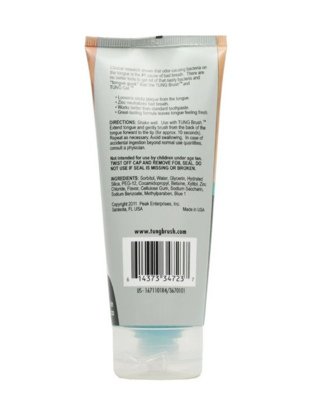 Tung Gel Fresh Mint 3 oz. - Tongue Cleaner (No Color- Image 2)