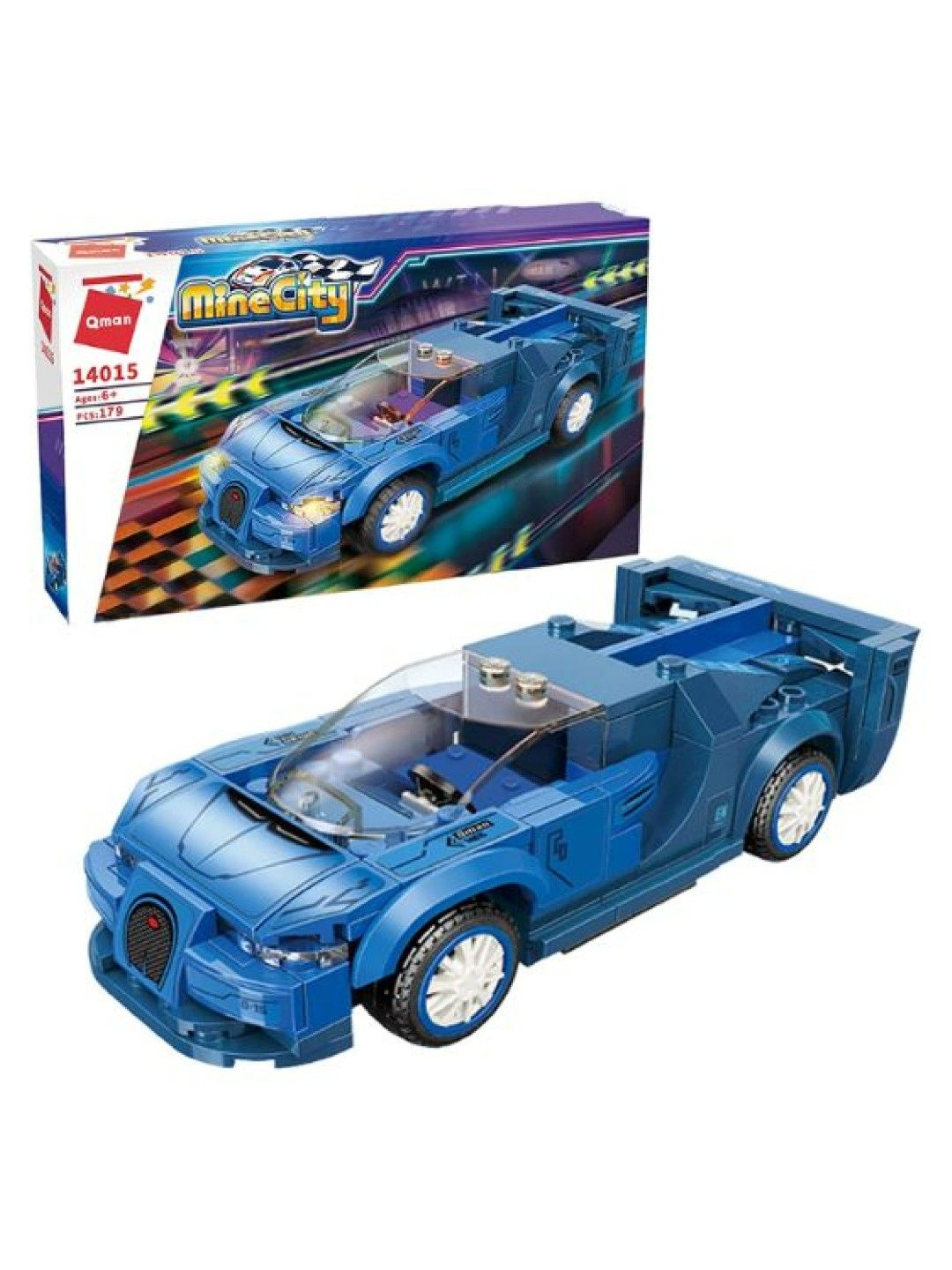 Qman Blocks  Mine City Kami Gt-16 (No Color- Image 2)