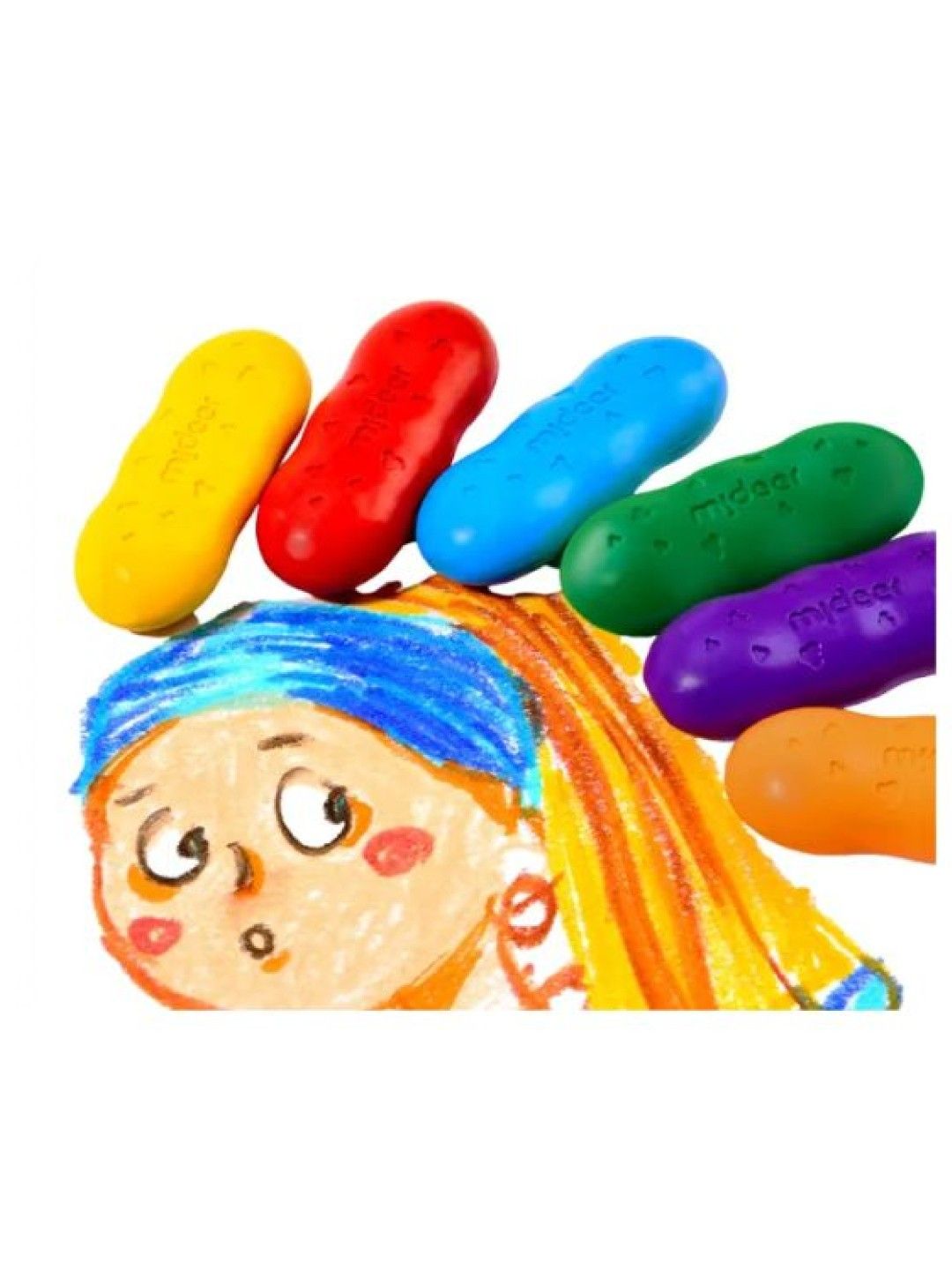 MiDeer Peas Crayons edamama