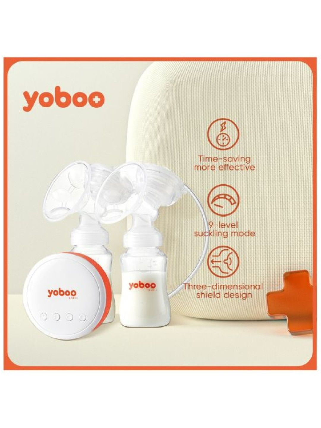 Yoboo Double Electric Breast Pump Light (No Color- Image 2)