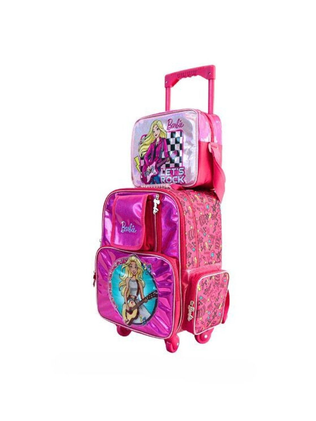 Barbie Musician 14 inch Trolley Set (Pink- Image 2)