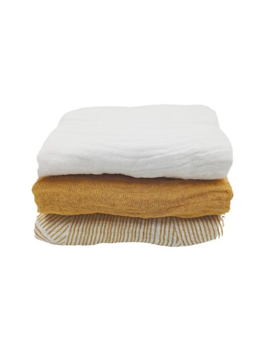 Enfant Muslin Swaddle (3-pcs) (Yellow- Image 2)