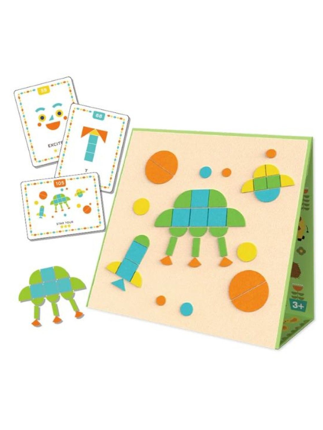 MiDeer Geometric Felt Puzzle (No Color- Image 2)