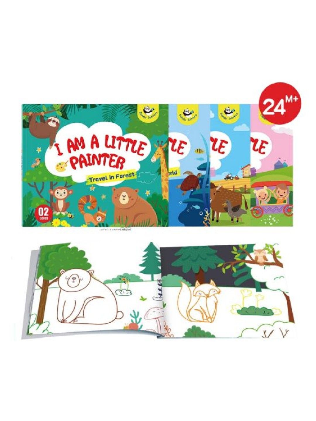 MiDeer Panda Juniors - I Am A Little Painter by Toteeandco (No Color- Image 2)