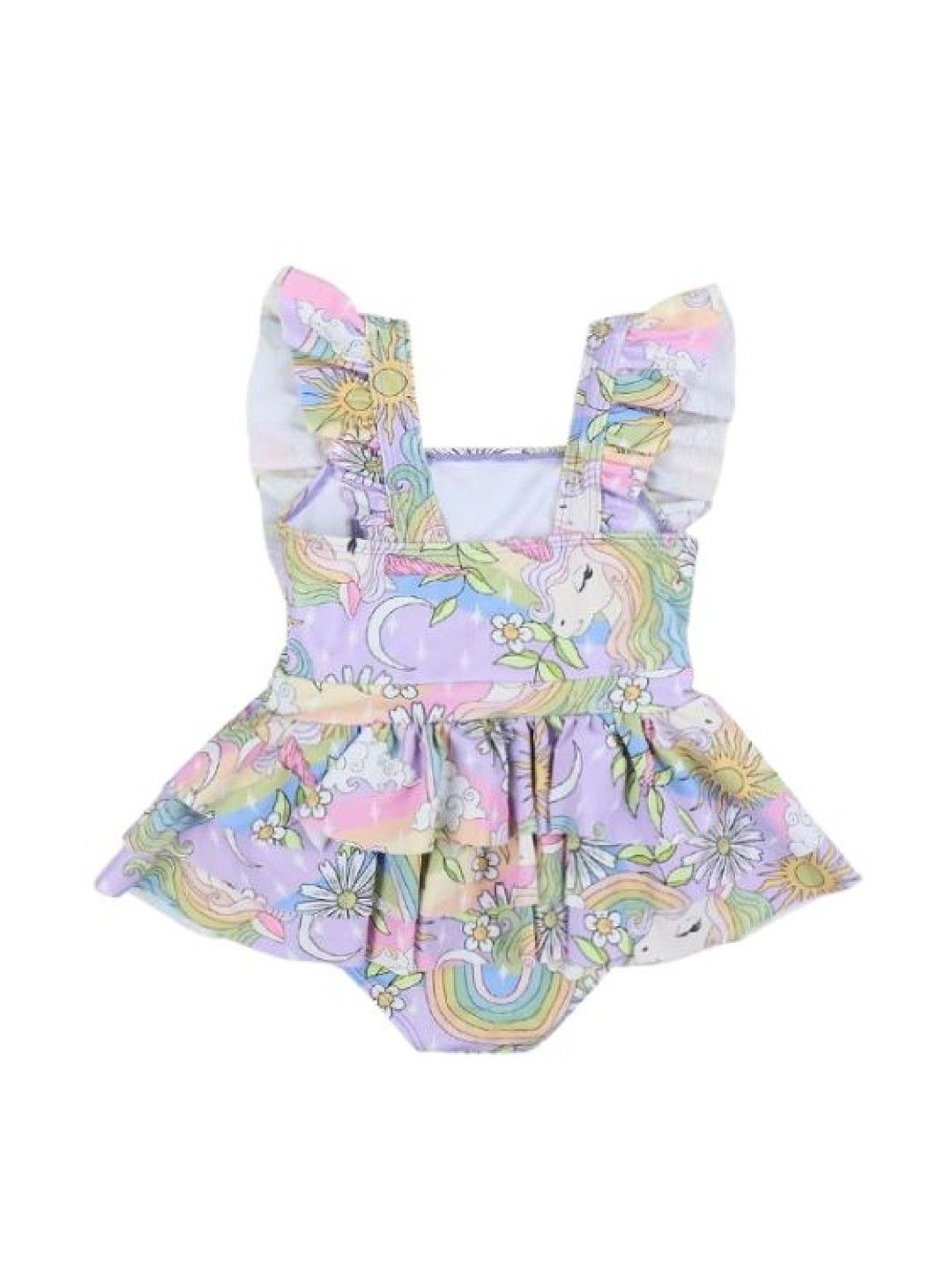 Little Paddler Swimsuit For Kids Little Zoe One-Piece Unicorn (Whimsical Unicorn- Image 2)