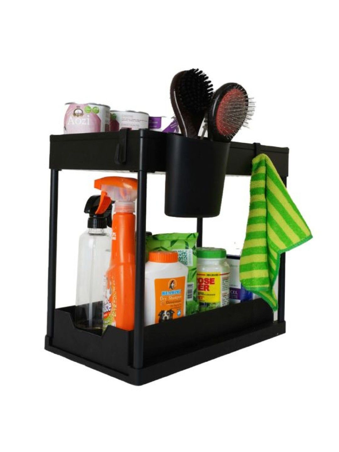 Ayousin Under Sink Organizer (Black- Image 2)