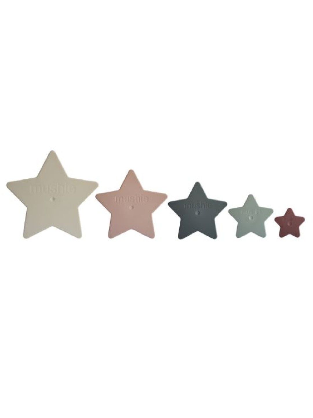 Mushie Nesting Stars Toy (One Color Set- Image 2)