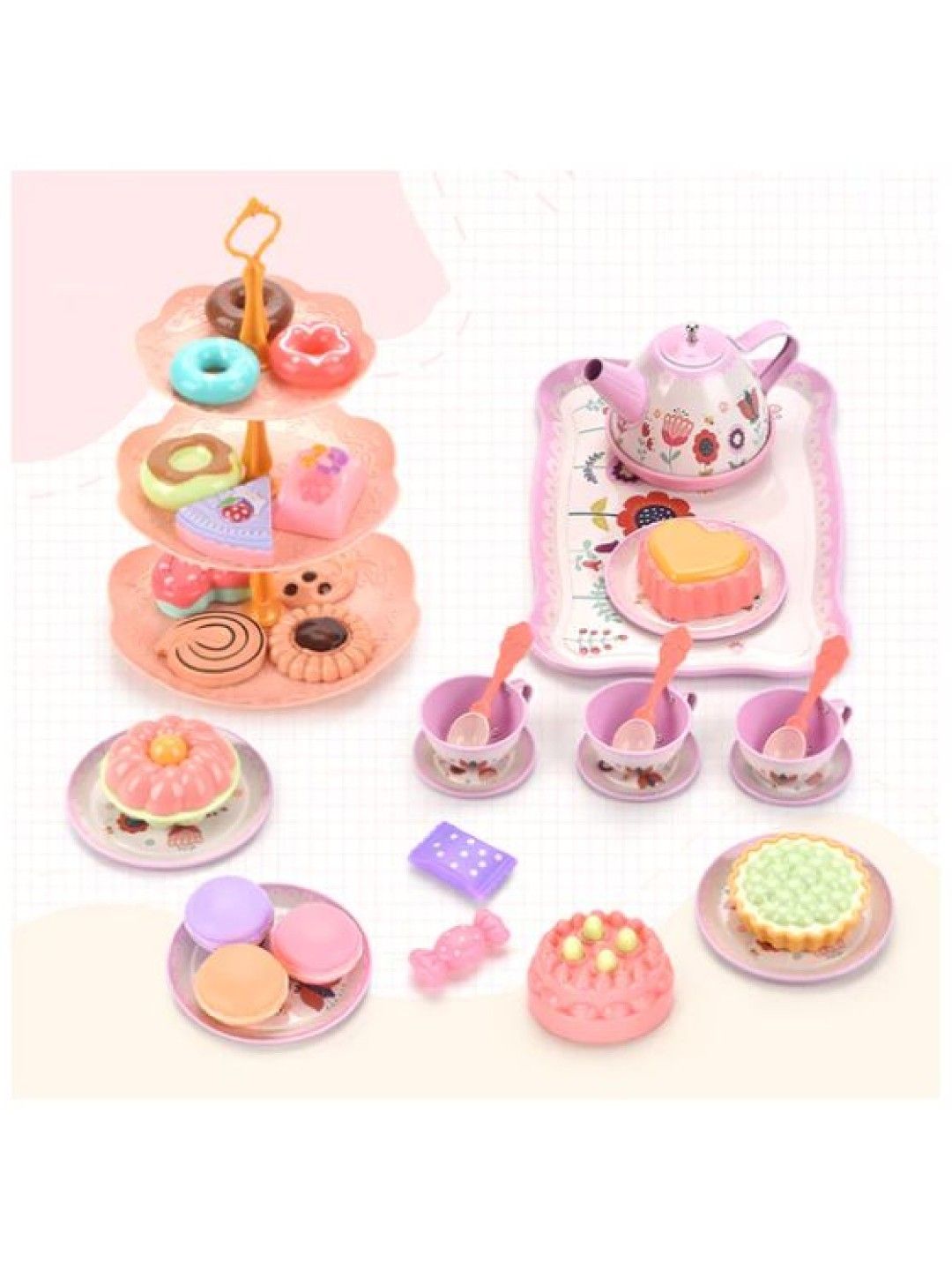 Little Fat Hugs Floral Afternoon Tea Set (No Color- Image 2)