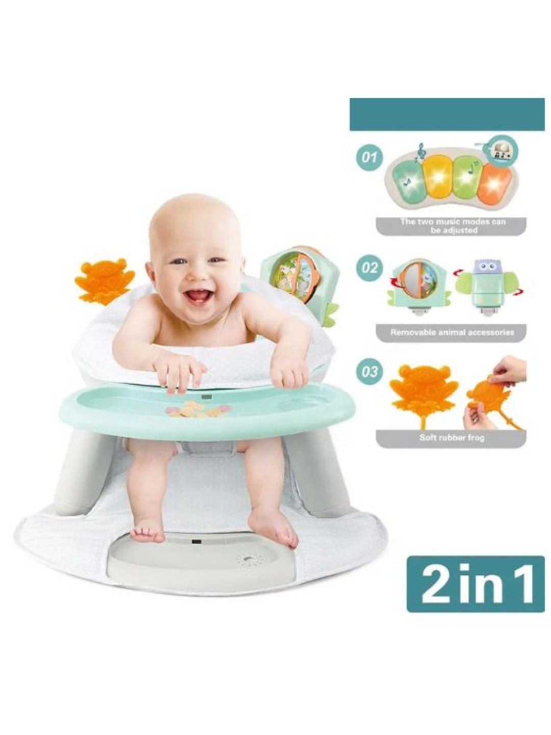 Little Fat Hugs Baby Dining Chair (No Color- Image 2)